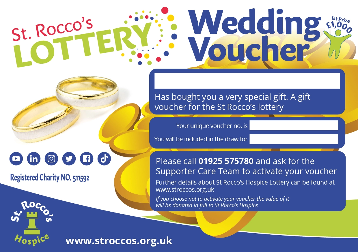 Lottery Wedding gift voucher